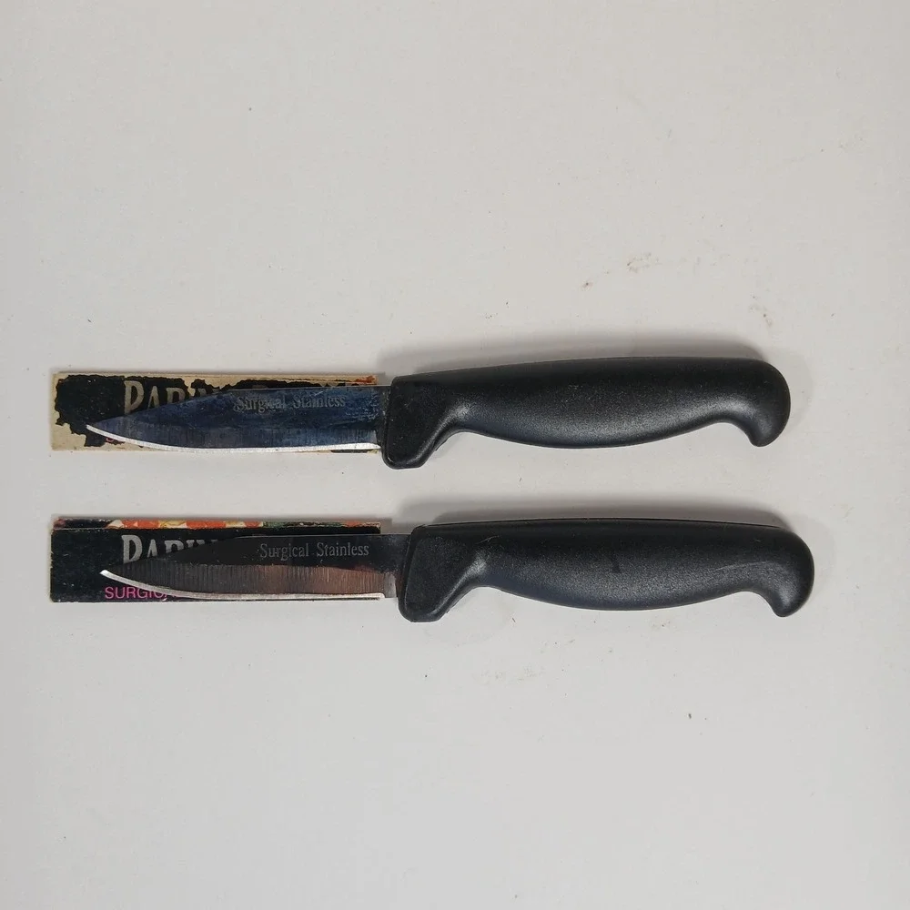 Paring-Pro Kitchen Paring Knife Set Lot Of 2 Stainless Steel